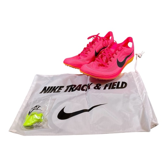 Nike Other - Nike ZoomX Dragonfly Track & Field Distance Spikes CV0400-600 Hyper Pink Size 13